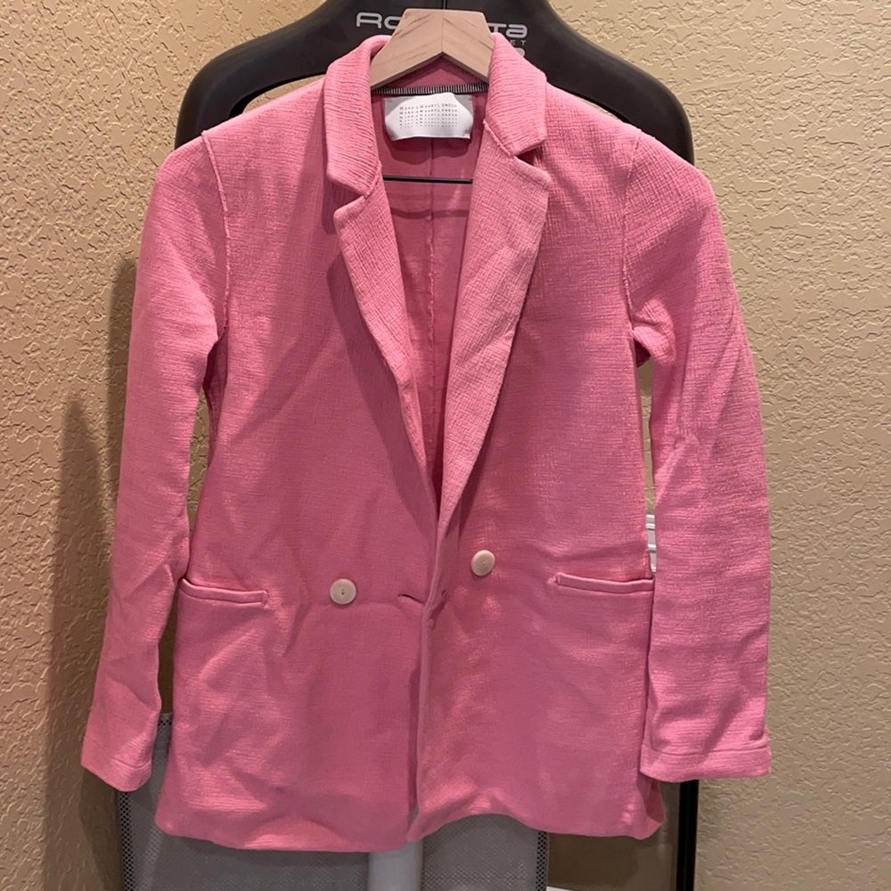 Harris Wharf London pink blazer